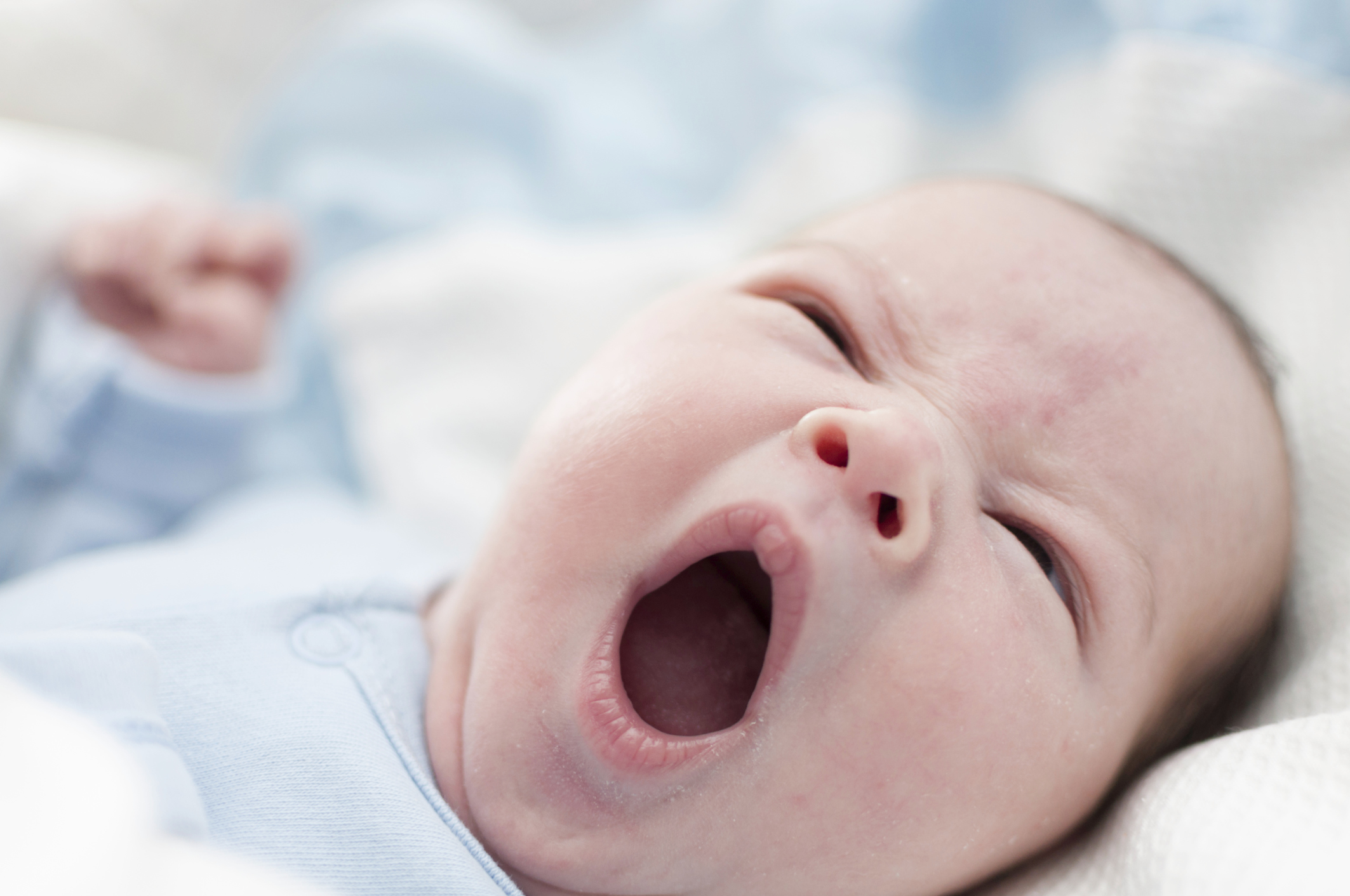 Baby yawn