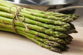 Bunch of asparagus --- Image by © Nation Wong/Corbis